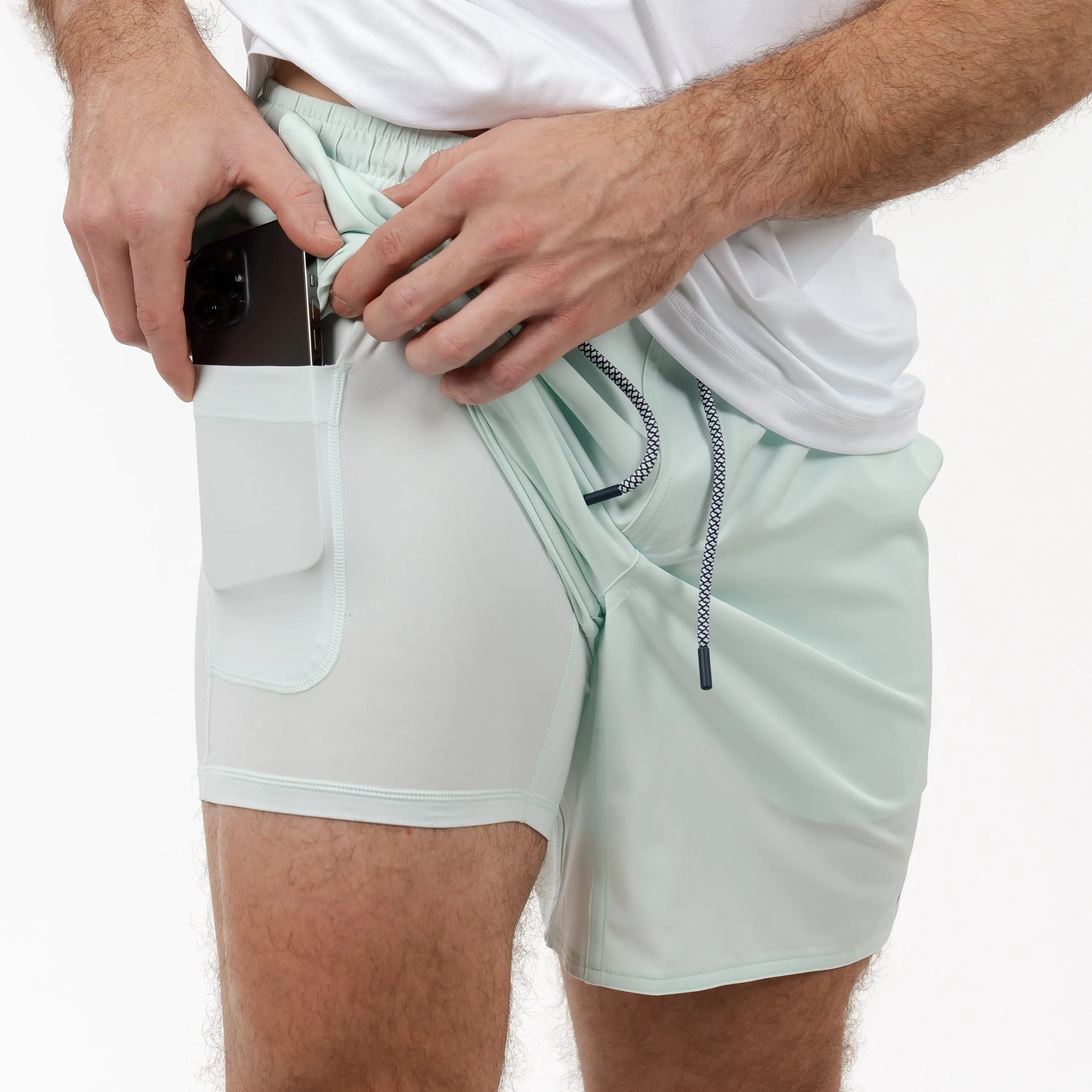 Grit Gym Short | Solid - Seafoam