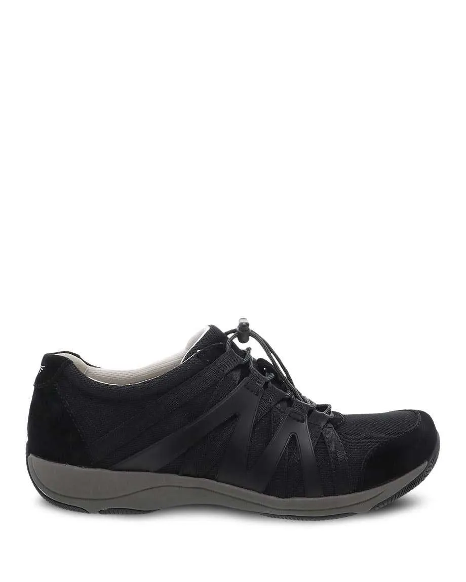 Henriette Multi Purpose Sneaker in Black/Black Suede