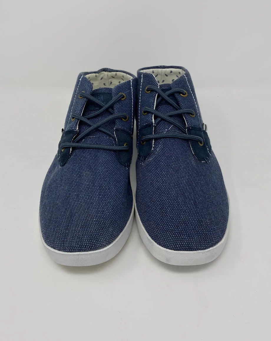 HORAE MEN’S HIGH TOP PLIMPSOLES | NAVY