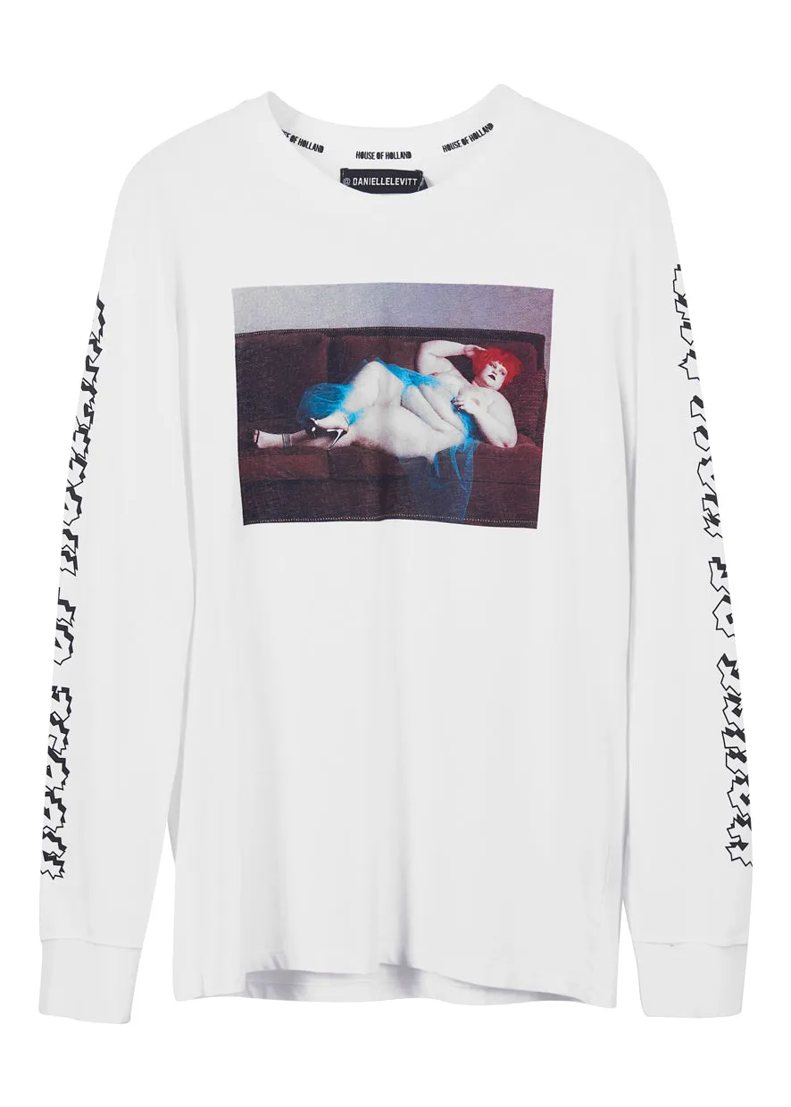 House of Holland @daniellelevitt 'Nude' Long Sleeve Tee