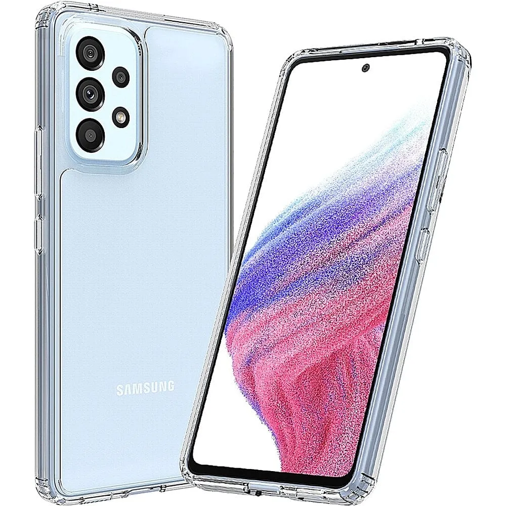 Hybrid-Flex Hard Shell Case for Samsung Galaxy A53 5G - Clear