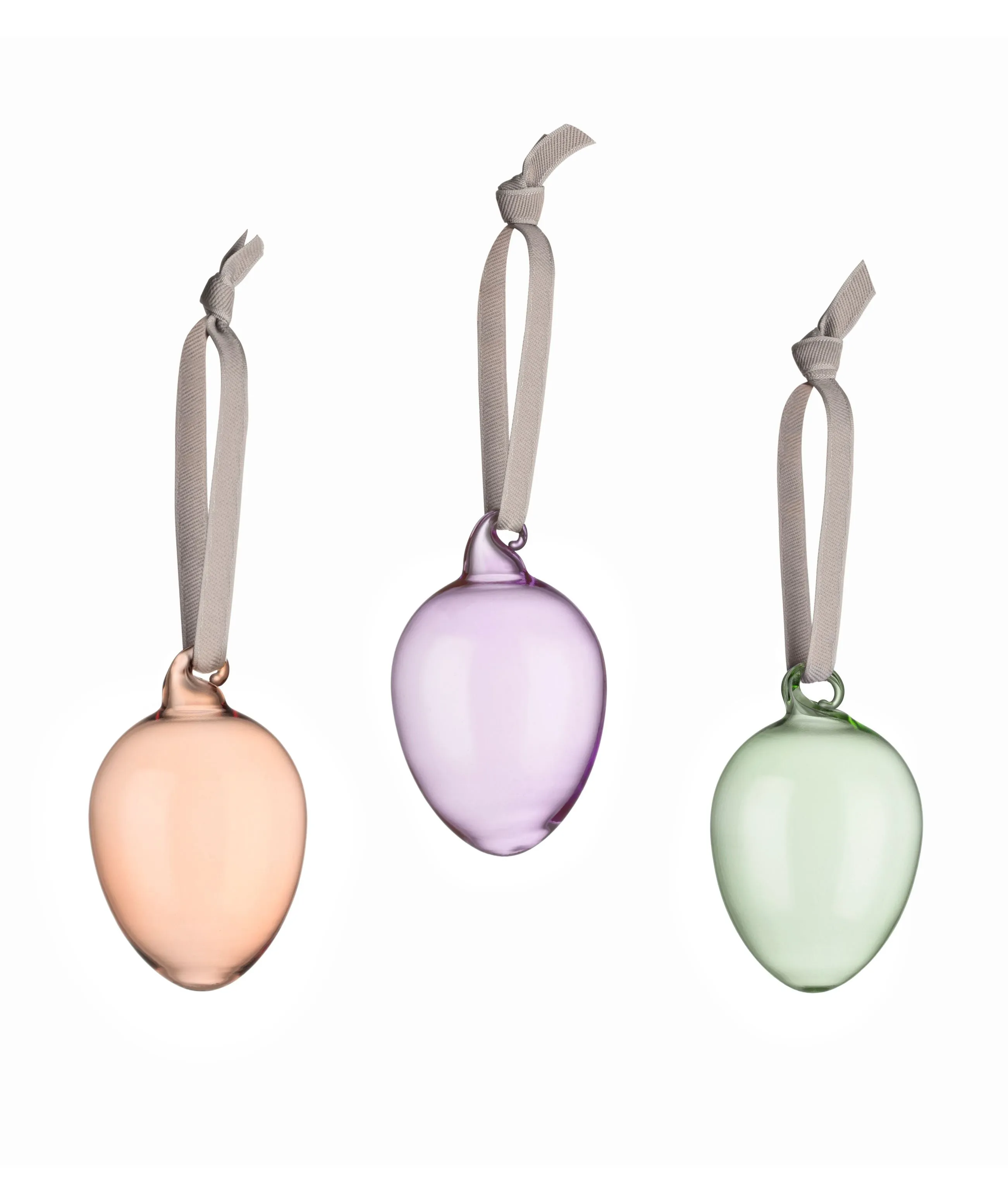 IITTALA | Glassware | Glass Egg 60mm, 3 set , mix  Spring