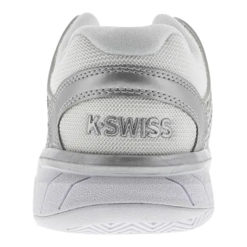 K-Swiss Women's Hypercourt Express Tennis Shoes White/Silver