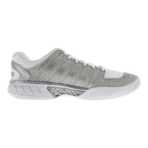 K-Swiss Women's Hypercourt Express Tennis Shoes White/Silver