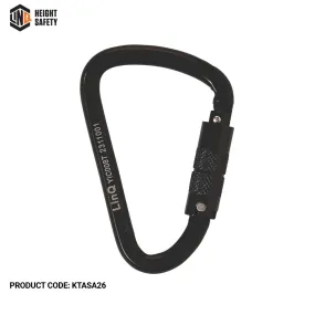 LINQ Triple Action Steel Alloy Karabiner  KTASA26