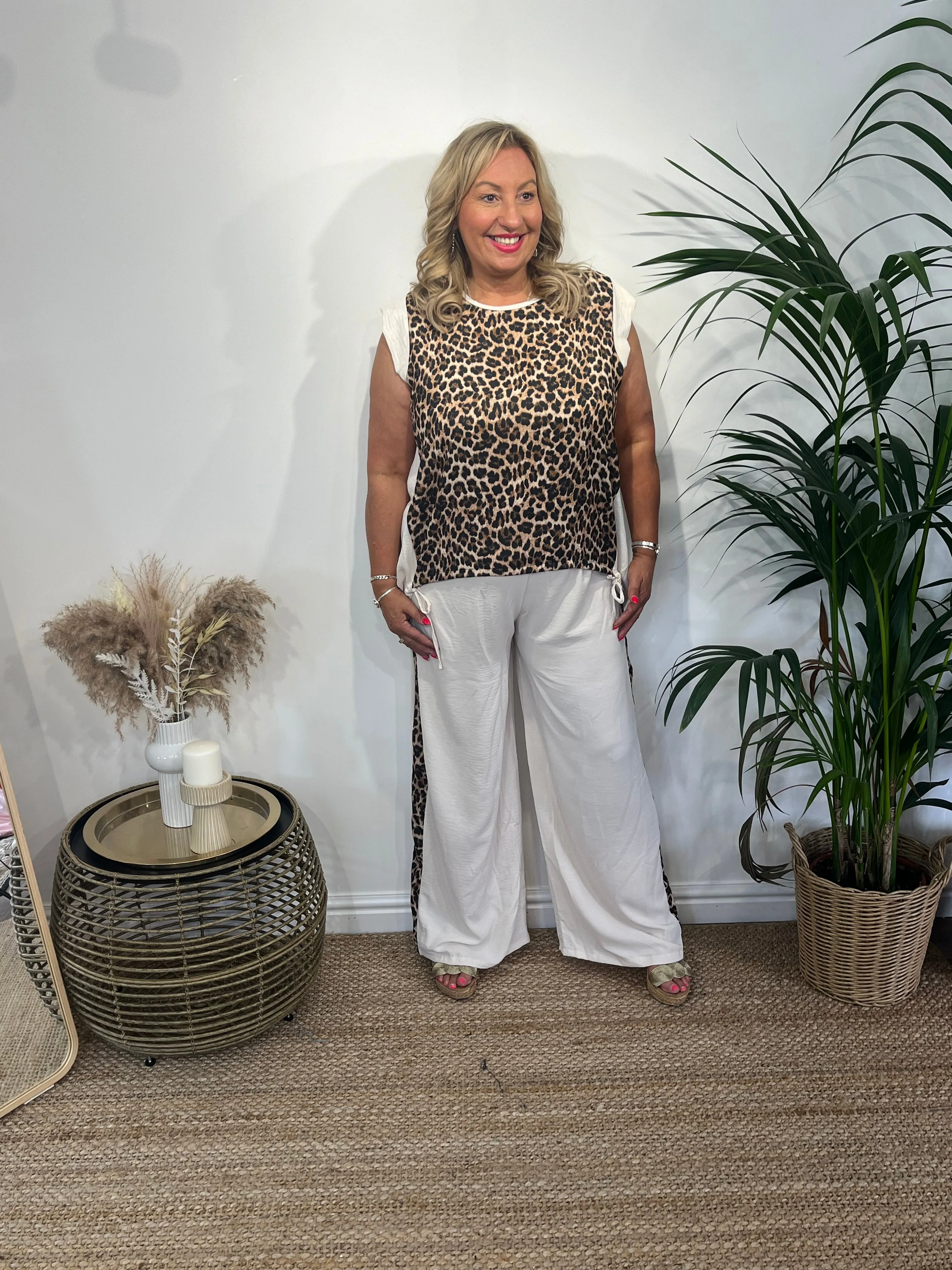 LUCIE Leopard Panelling 2 Piece