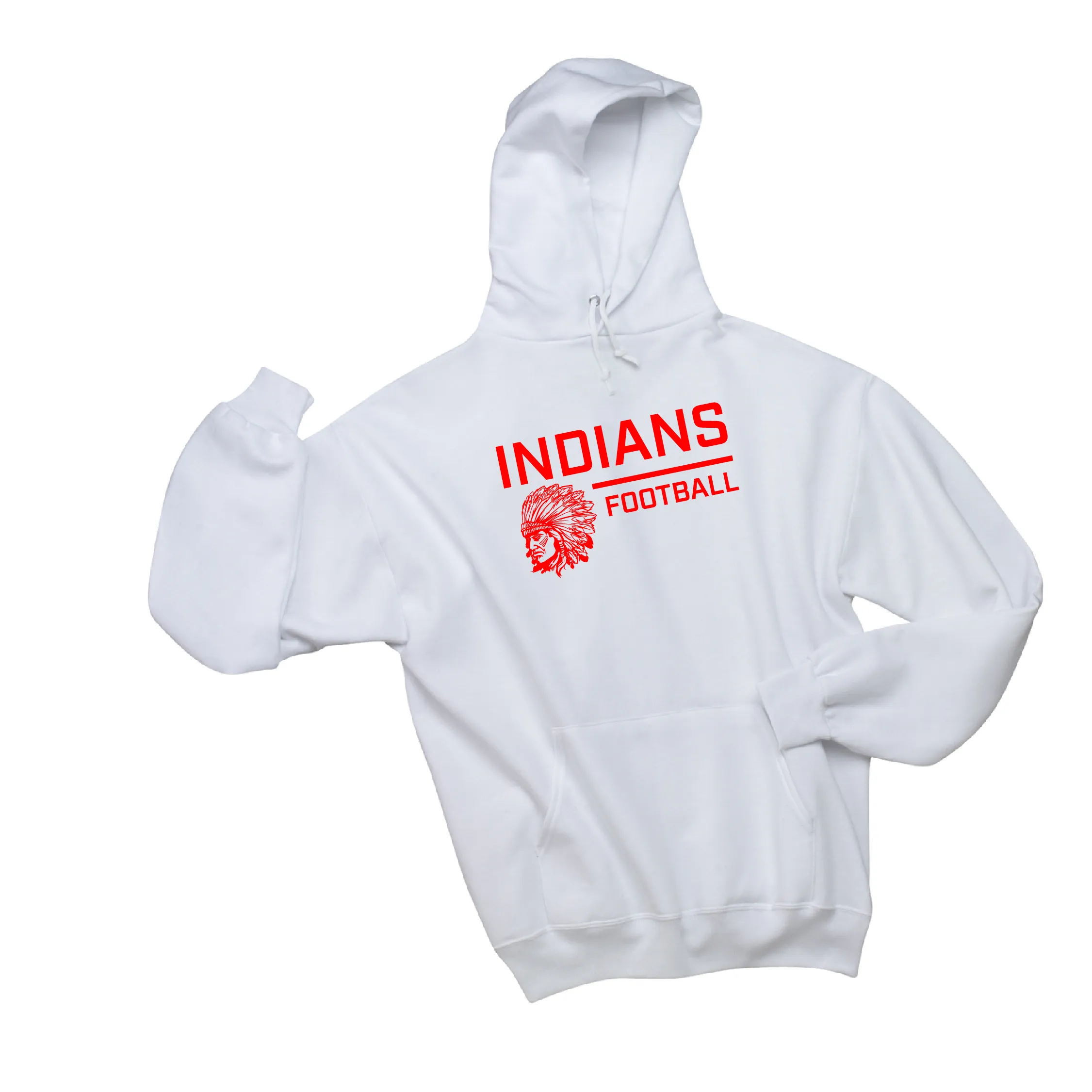 Mad River Indians Football Hoodie