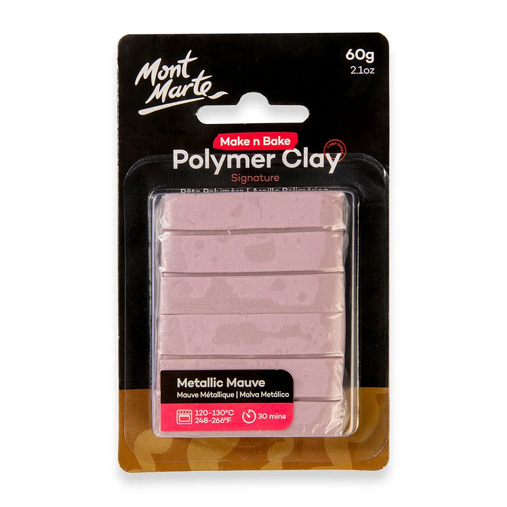 Make n Bake Polymer Clay Signature 60g (2.1oz) - Metallic Mauve