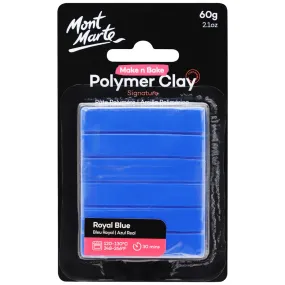 Make n Bake Polymer Clay Signature 60g (2.1oz) - Royal Blue