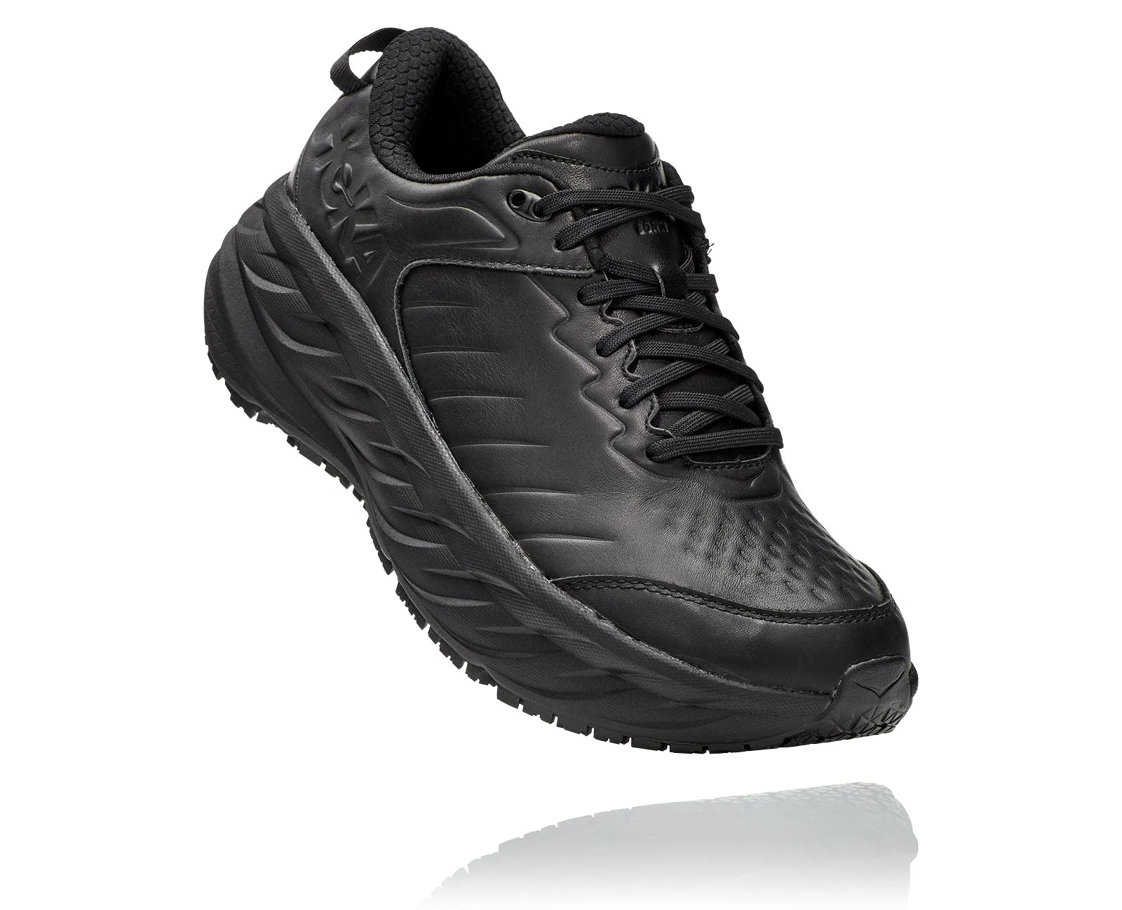 Men's Hoka Bondi SR Color: Black/Black (WIDE WIDTH)