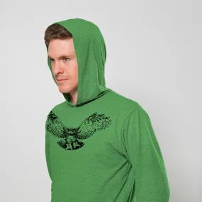 Men's LightWeight Hoodie Owl