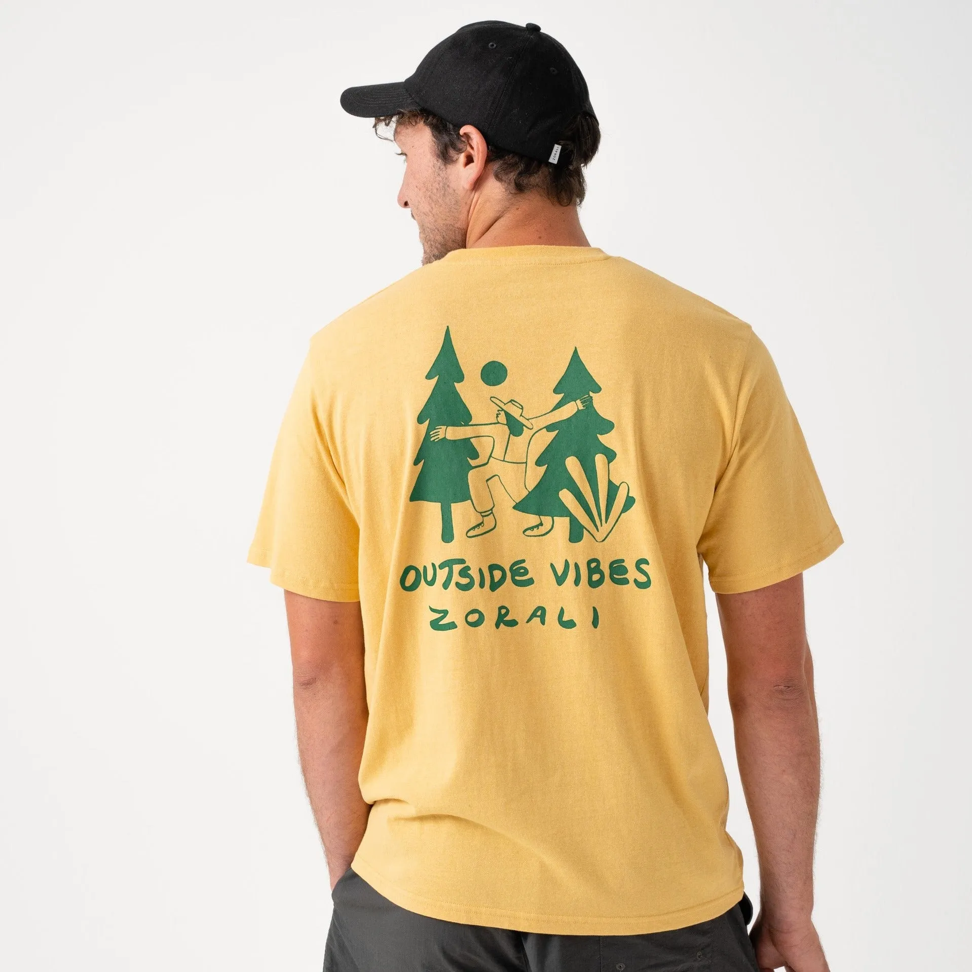 Mens Outside Vibes T-Shirt Sunshine