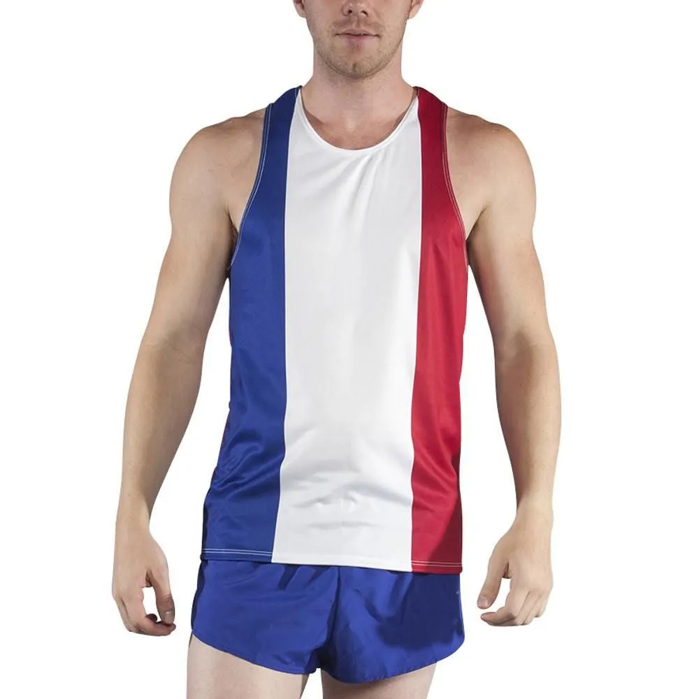 Men's Printed Singlet- France