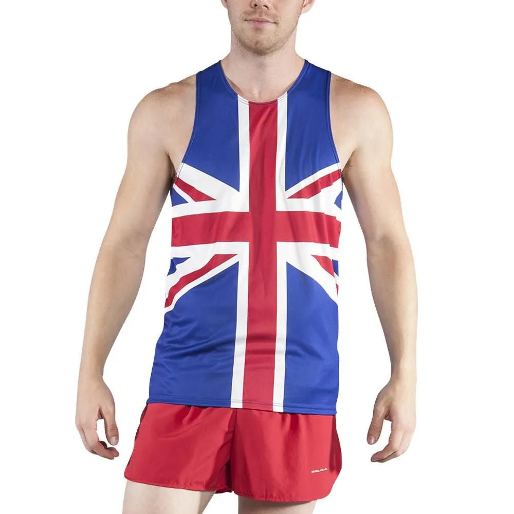 Men's Printed Singlet- Great Britain