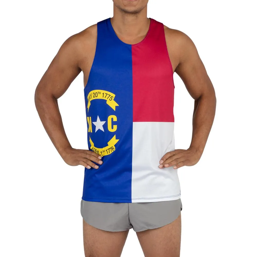 Men's Printed Singlet- North Caoli na