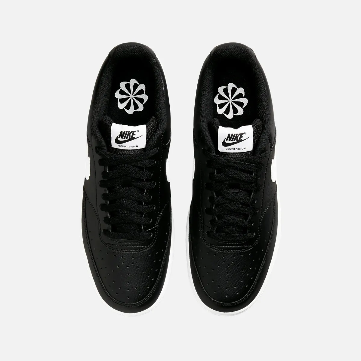 Nike Court Vision Low Next Nature Men's Shoes -Black/Black/White