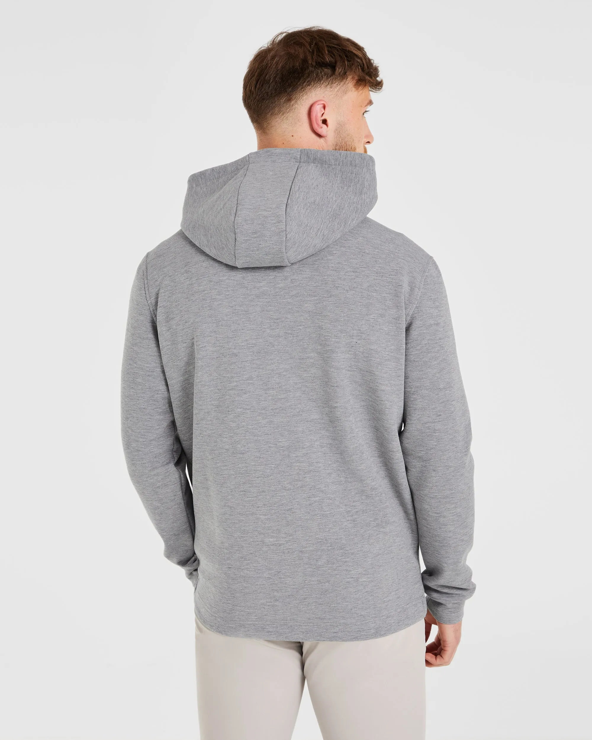 Performance Lightweight Hoodie - Grey Marl