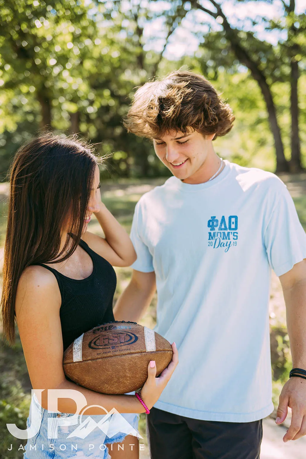 Phi Delta Theta Moms Day Football Tee