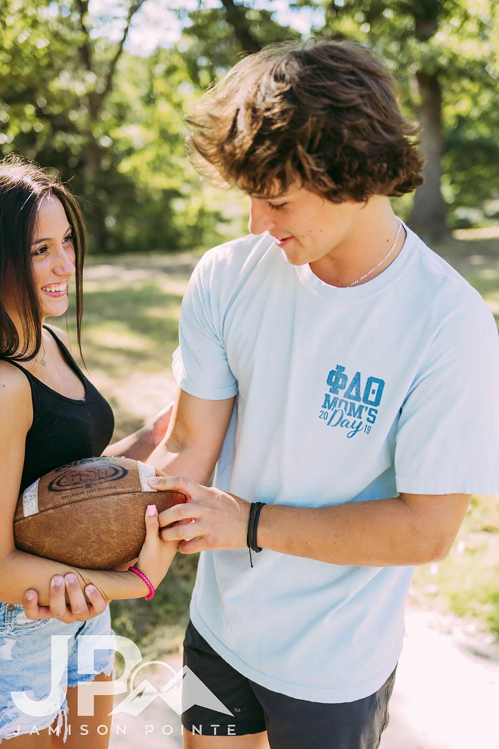 Phi Delta Theta Moms Day Football Tee