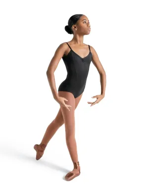 Pinch Front Leotard [Black]