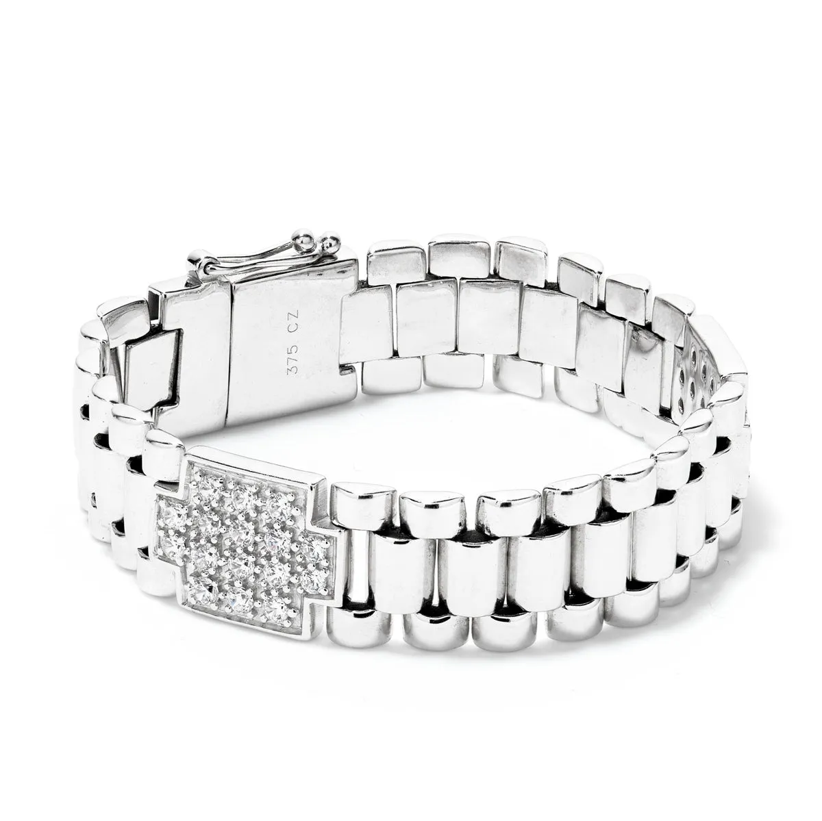 Presidential Block CZ Bracelet - Kids