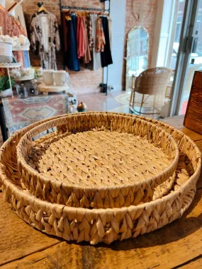 Round Seagrass Tray