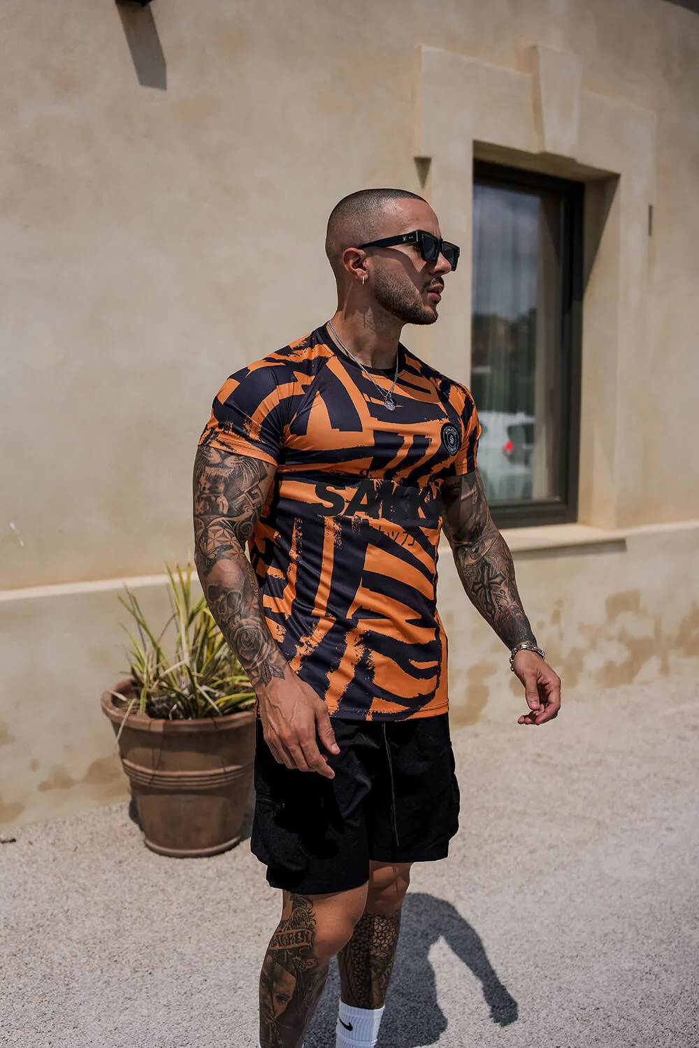 Sakka Football Tee - Orange