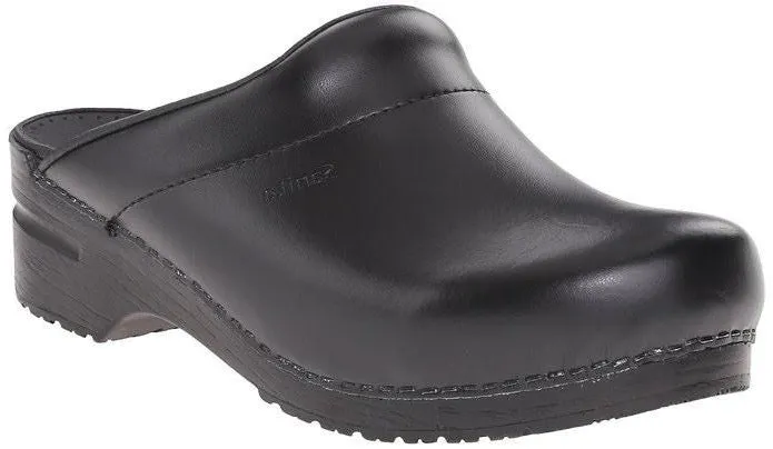 Sanita Men's Karl PU Leather Open Clog