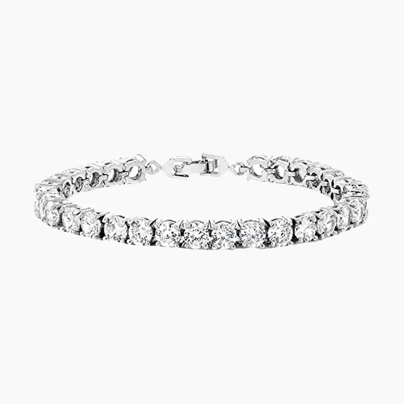 Sparkling Round Cubic Zirconia Women's Tennis Bracelet