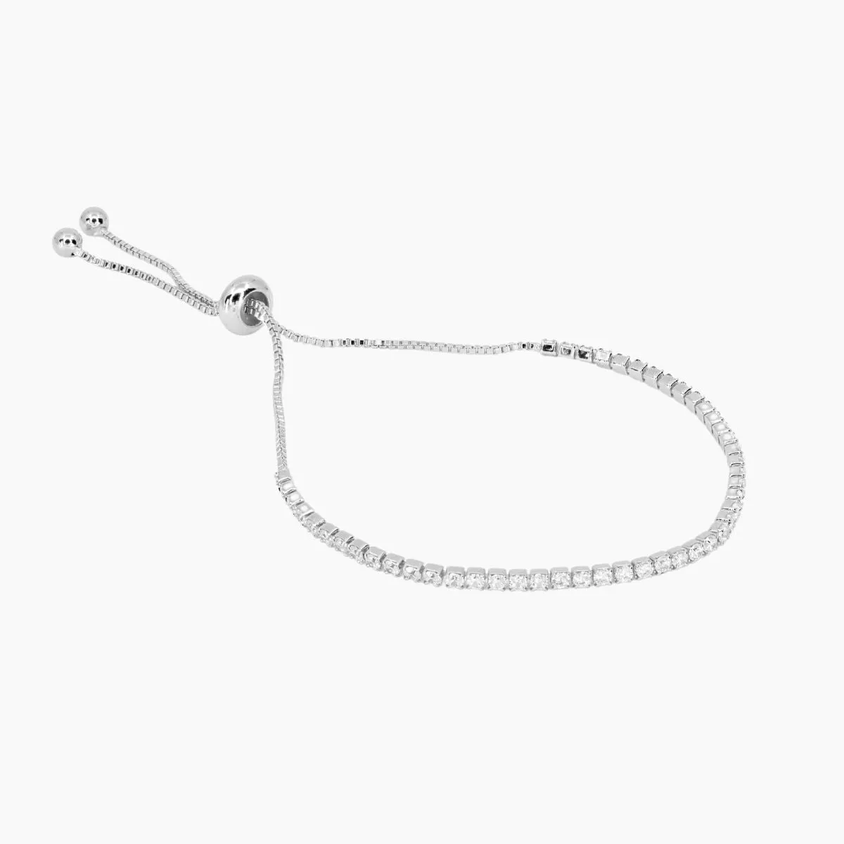 Tennis Bracelet (Silver)