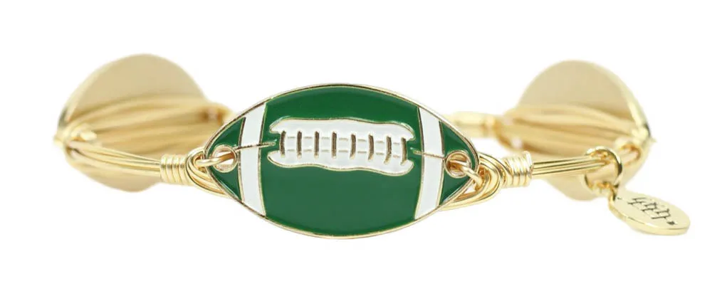 The Football Bangle Bracelet - Green