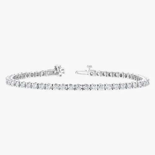 The Lab Grown 3 Carat Diamond Tennis Bracelet