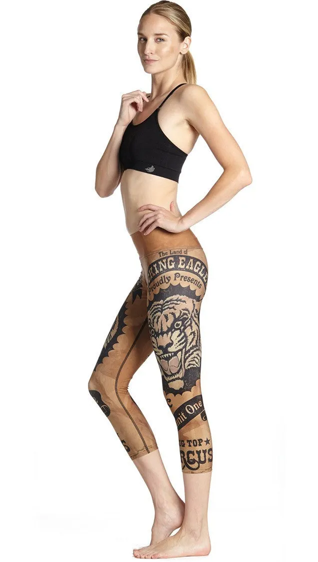 Tiger - Triathlon Capri Leggings