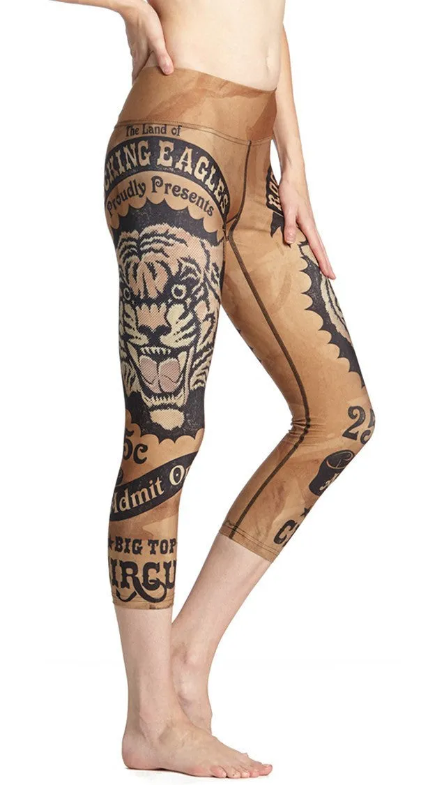 Tiger - Triathlon Capri Leggings