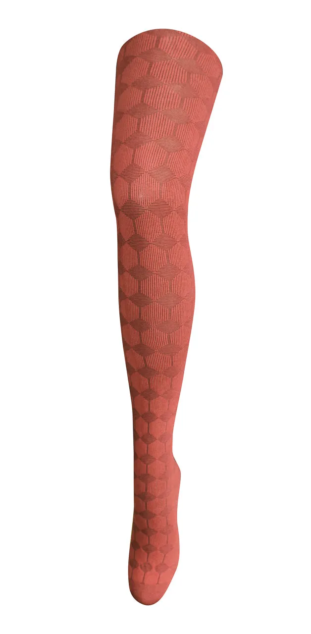 TIGHTOLOGY - HONEYCOMB COTTON TIGHTS