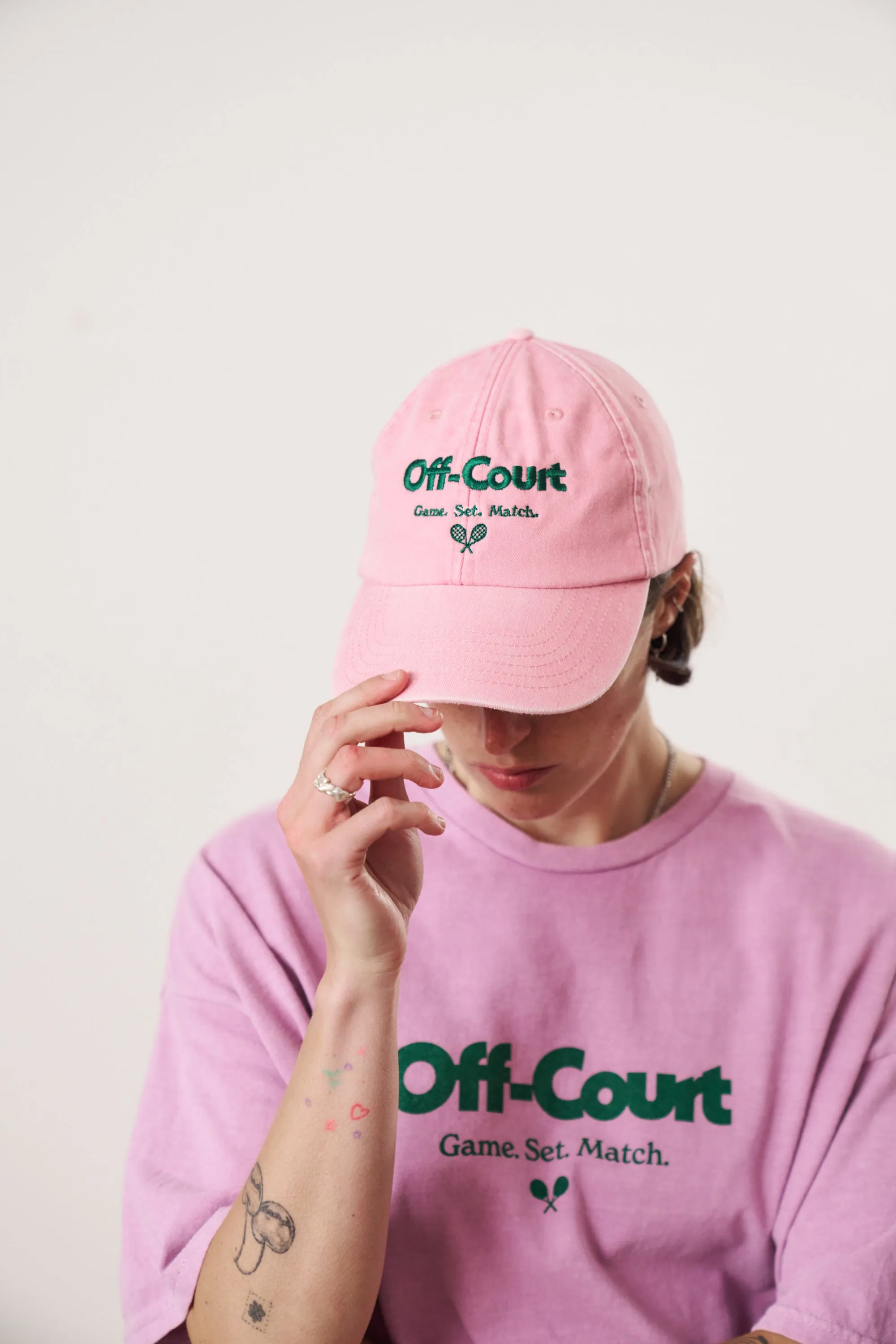 Vice 84 'Off Court' Vintage Washed Cap - Pink