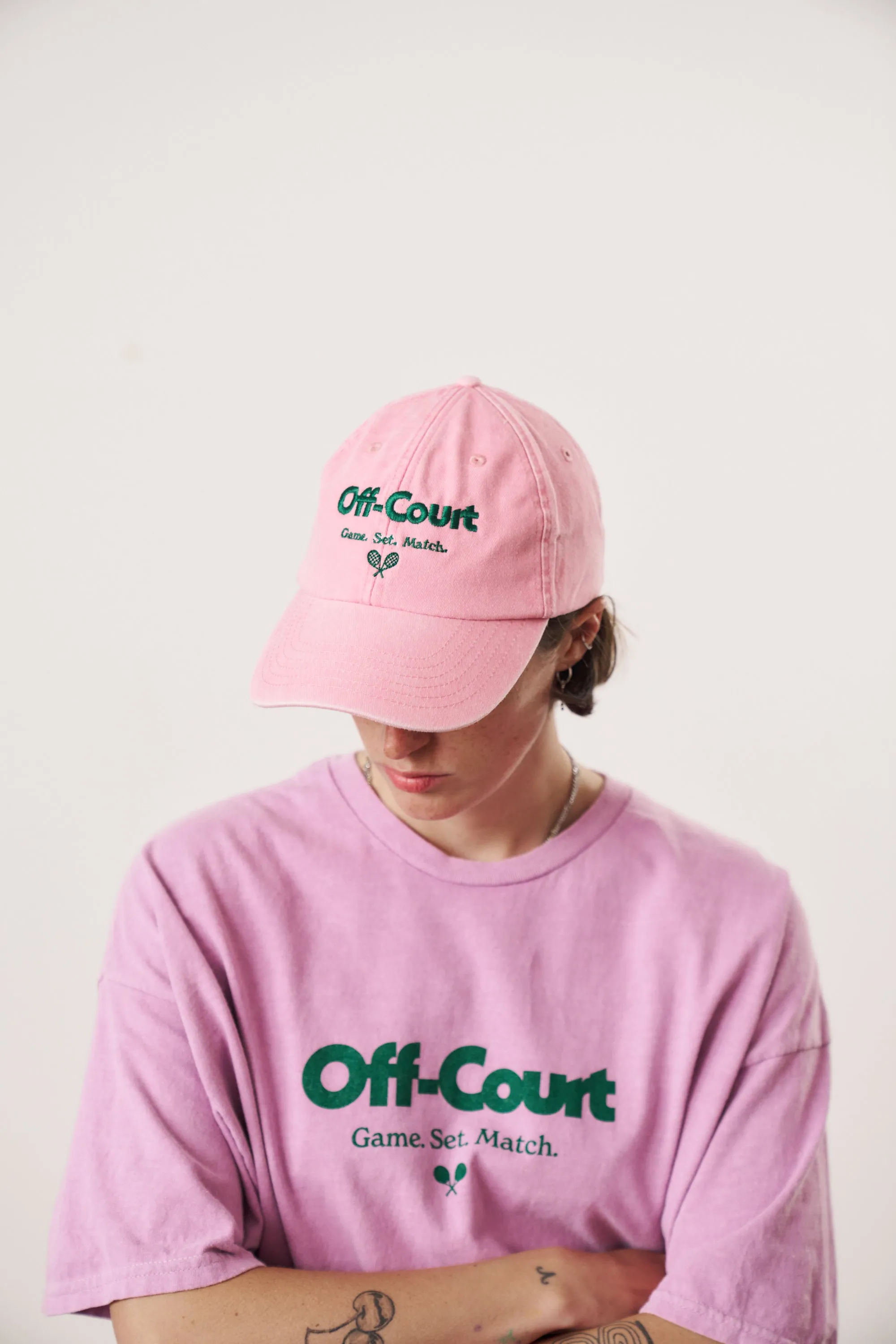 Vice 84 'Off Court' Vintage Washed Cap - Pink