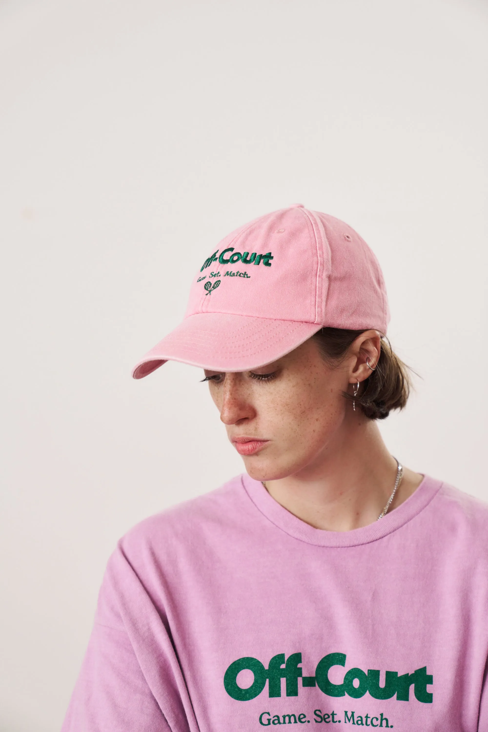 Vice 84 'Off Court' Vintage Washed Cap - Pink