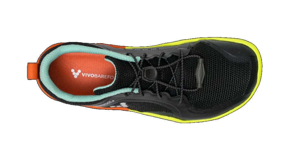 Vivobarefoot Kids Primus Trail II FG - Electric Blue Obsidian Trail Running Shoes