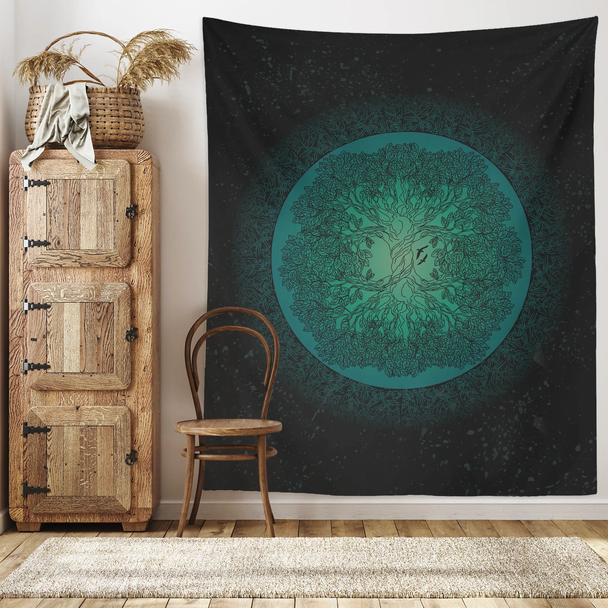 Yggdrasil World Tree of Life Wall Tapestry