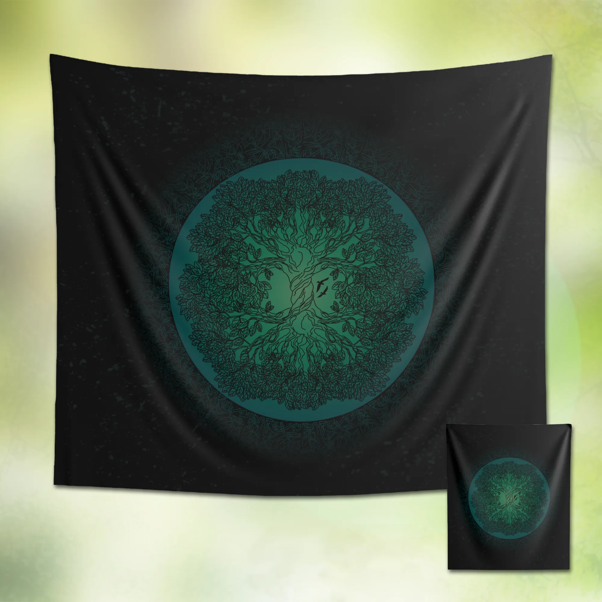 Yggdrasil World Tree of Life Wall Tapestry