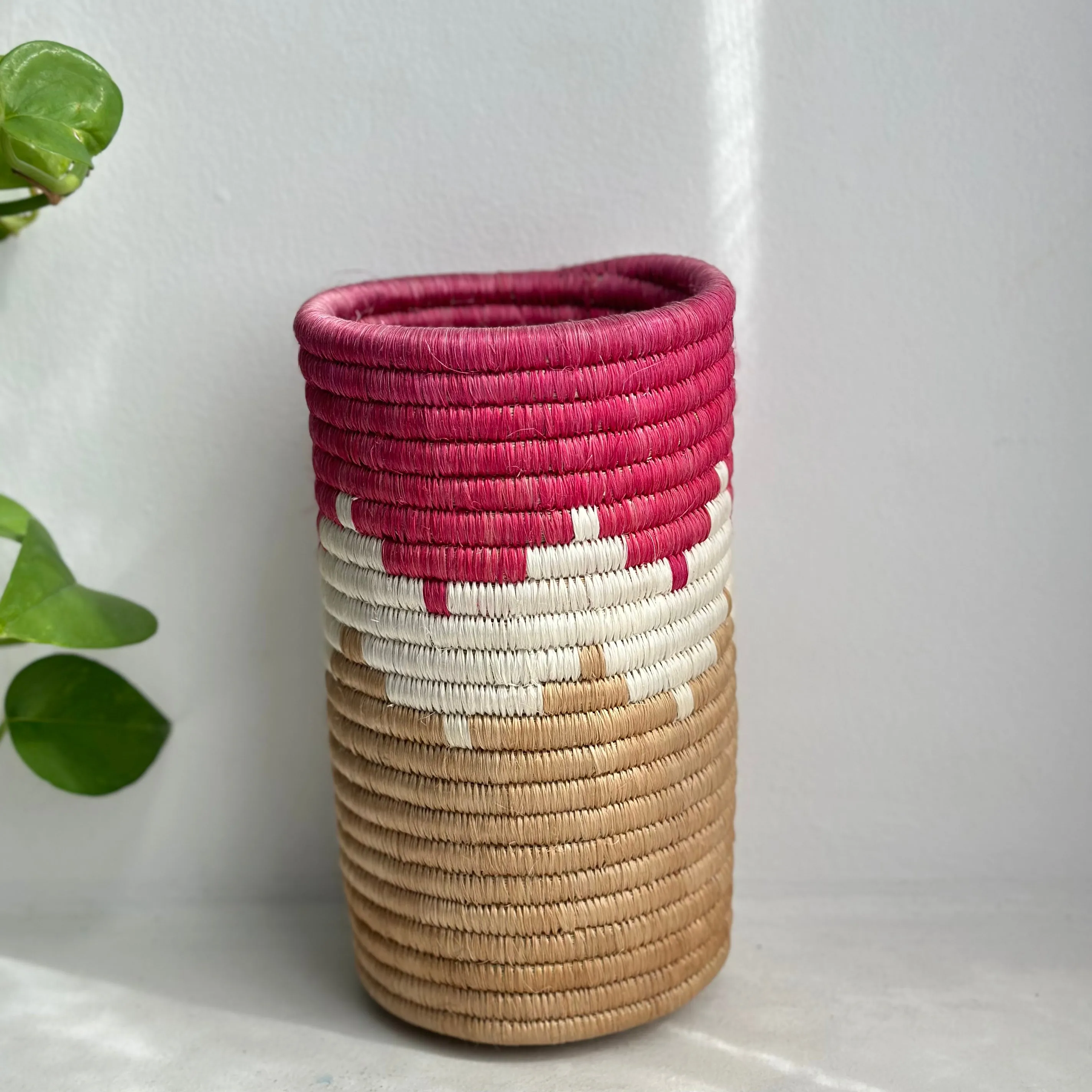 Zigzag Woven Vase (click for more colors)